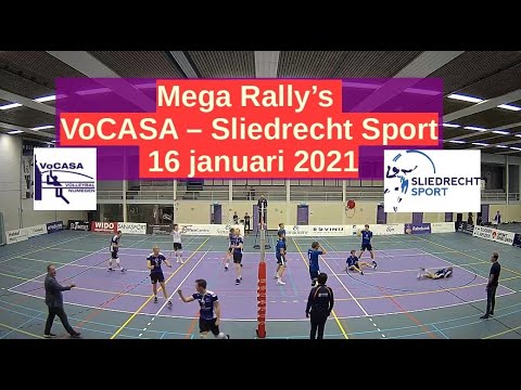mega-rallys VoCASA - Sliedrecht Sport, 16 jan 2021 (Eredivisie Heren Volleybal)
