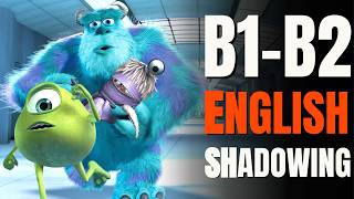 Shadowing English with Monsters Inc | Speak like a Native with a Cartoon Ep.31