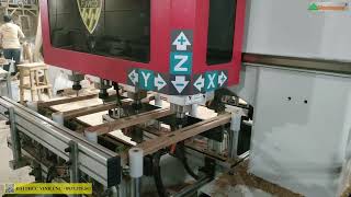 Máy làm mông âm cnc 4 đầu 2 line tại Quy Nhơn Bình Định WM-1500-4CNC