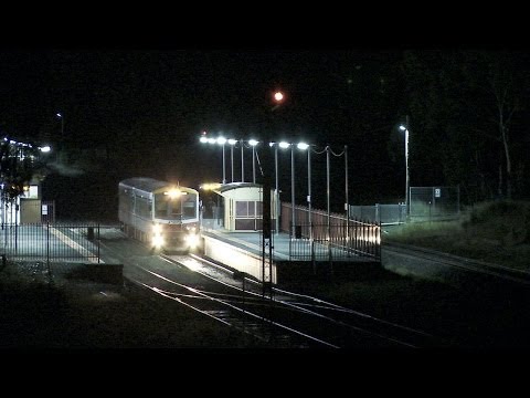 V/line Sprinter Railcars at Broadford Station - PoathTV Australian Trains & Railways
