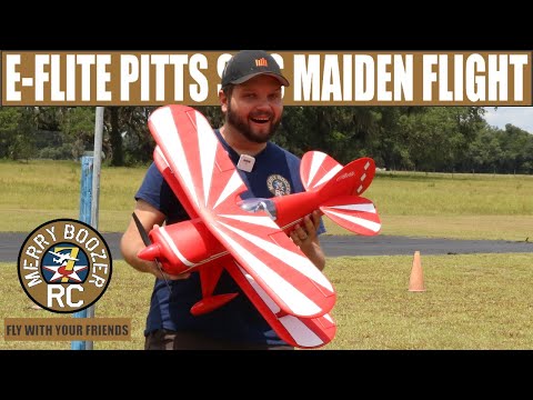 E-flite Pitts S-1S BNF Basic with AS3X and SAFE Select Maiden Flight EFL35500