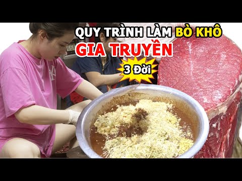 Chia Sẻ Cách Làm Bò Khô Gia Truyền Ngon Trên Phố Cổ Hà Nội #odauangi