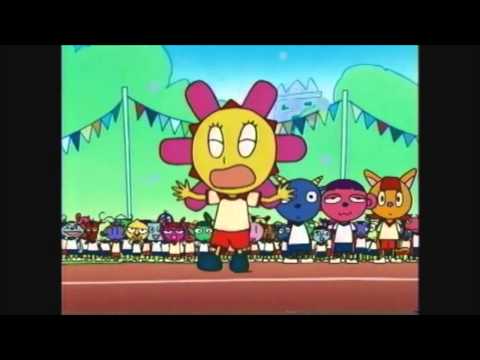 PaRappa TV Anime Clip - Sunny runs like an idiot