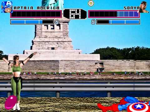 MUGEN : Special Forces - Captain America vs Sonya
