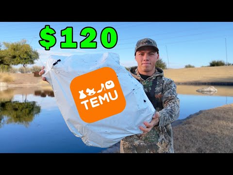 $120 Temu BUDGET Fishing Challenge - Worth It?