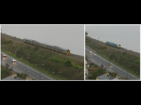 Half an Hour at (169) - Old Colwyn closed station 16.1.2016 - Colwyn Bay Class 158 175