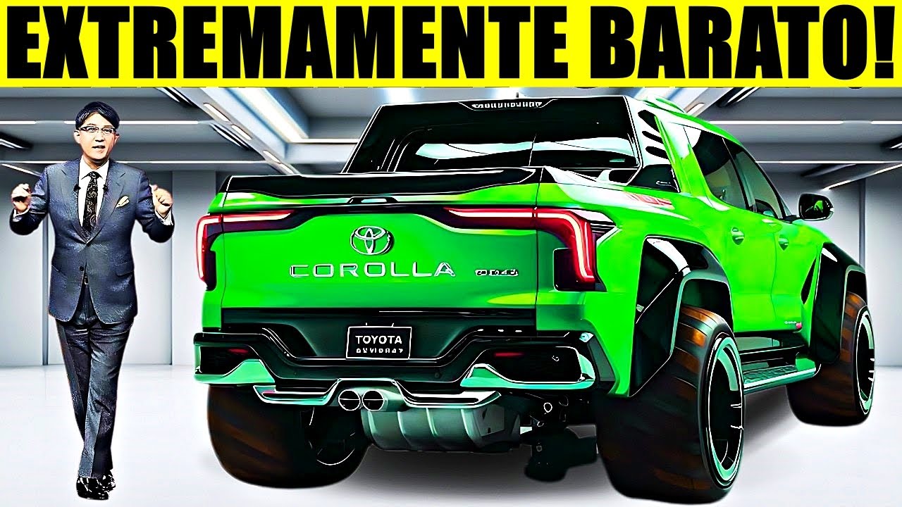 CEO da Toyota Anuncia NOVO Toyota Corolla Pickup 2025 e Impressiona a Todos!