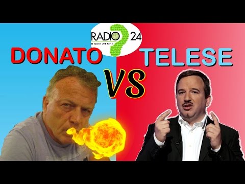 DONATO Vs TELESE - La Zanzara 29/02/16