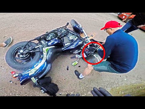 BIKERS IN HUGE TROUBLE - Crazy Motorcycle Moments - Ep.343
