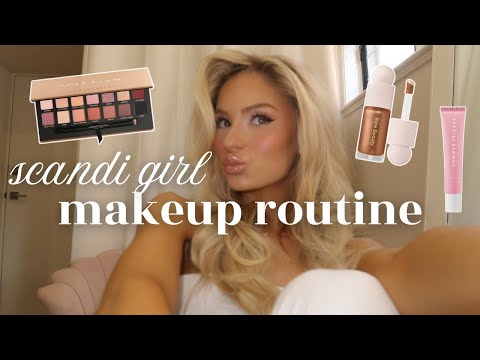 how to do a *scandi girl* inspired makeup look... major bombshell vibes!