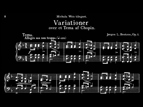 Jørgen Bentzon - Variations on a Theme of Chopin, Op. 1