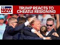 BREAKING: Donald Trump reacts to Secret Service Director Cheatle resigning after almost losing life