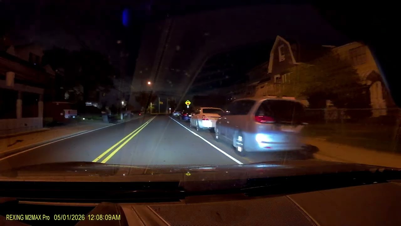 Rexing M2 Max: 4K 25 fps nighttime sample - YouTube
