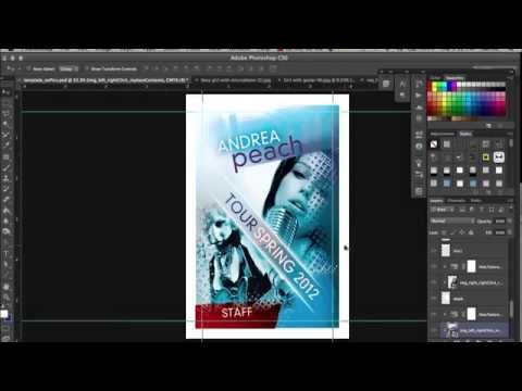 How to design a backstage pass in photoshop