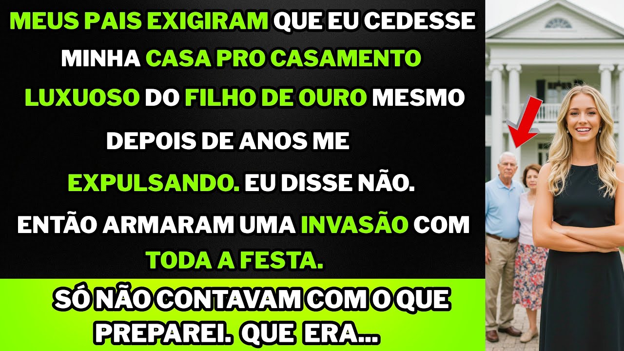 Tentaram forçar o casamento do meu irmão na minha casa depois de me expulsarem da família.