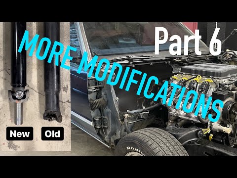 (New drive shaft and more modifications) LT4 swap in my Grandfather’s El Camino Part 6