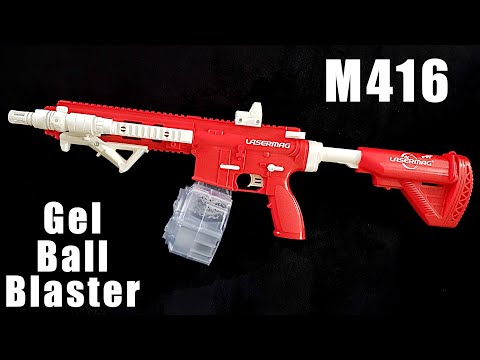 M416 Electric Splatter Ball Blaster -  Gel Ball Blaster