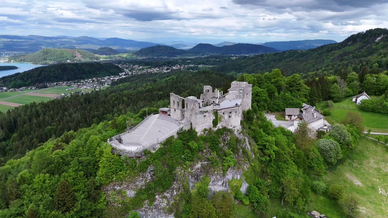 Burgruine Finkenstein Rundflug