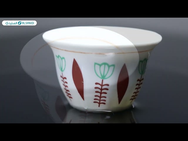 طقم فناجيل قهوة خزف 6 قطع - تدوم طويلاً، تعطي مظهر أنيق، مناسبة للاستخدام اليومي والرسمي،ضمان سنتان