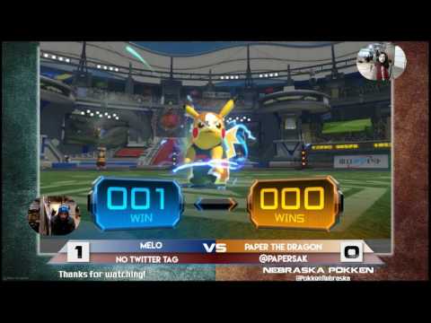 meLo vs Paper the Dragon  Pokken at Sparta 1-3-17