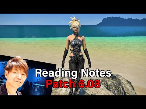 Patch 6.08 Notes reading and Omega-F Attire ! | FFXIV Endwalker