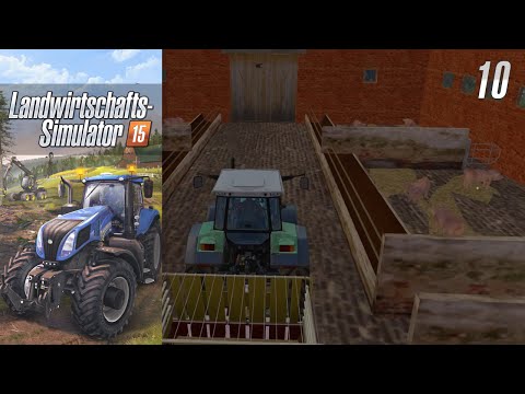 Let's Play LS 15 (#10): Hofgut Baden - Schweine fressen Stroh?