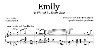 Emily Bear plays Emily