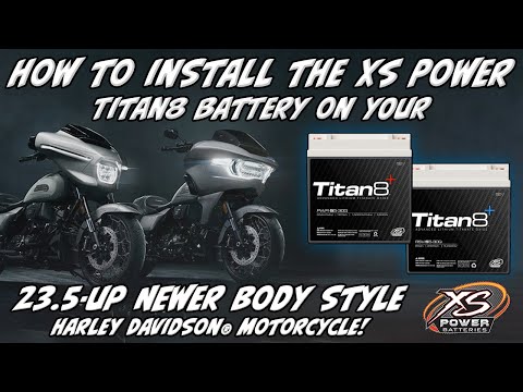 How to Install the XS Power Titan8 Battery on a 2023.5-Up CVO or 2024-Up Road Glide & Street Glide!