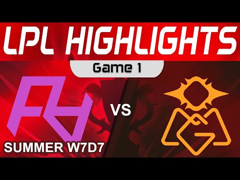 RA vs OMG Highlights Game 1 LPL Summer Season 2023 W7D7 Rare Atom vs Oh My God by Onivia
