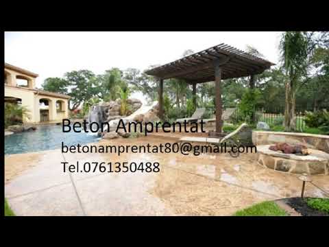 Beton Amprentat Malu Roșu - Olt Tel.0761350488