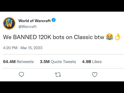 120,000 Bots BANNED IN WOTLK CLASSIC?!?!