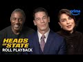 John Cena, Idris Elba, & Cast + Director Scene React - Roll Playback