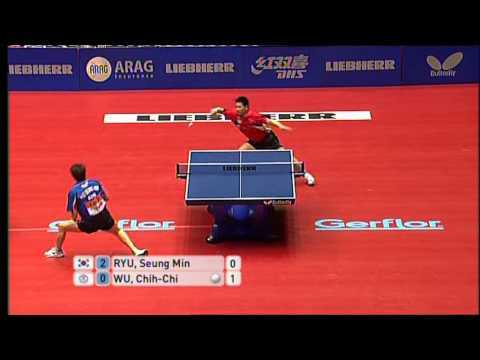 2012 WTTTC KOR-TPE (3): Ryu Seungmin - Wu Chih-Chi (full match|short form)