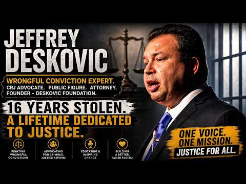 Wrongfully Convicted at 17: Jeffrey Deskovic on Justice, Redemption & Reform — video featuring Jeff Deskovic