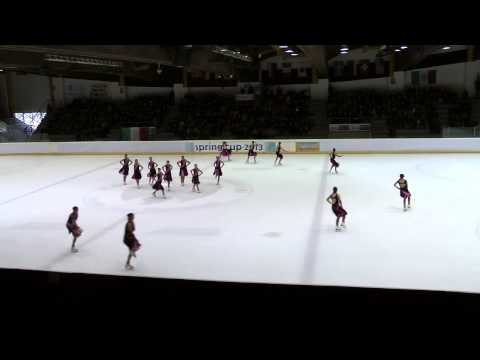 Spring Cup 2013 - Team ICE ON FIRE - ITA - Adv.Novice FP