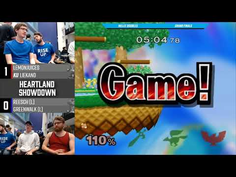 Heartland Showdown SSBM - LemonJuices & Liekand Vs. Reesch & Greenwalk - Doubles Grand Finals