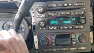 GM silverado radio chip eprom Hack part #2   RDS radio unlock 2003 and newer