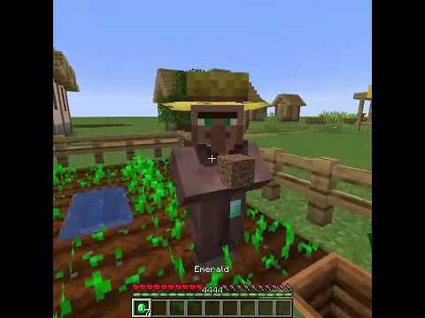 Cursed Angry Villager in Minecraft