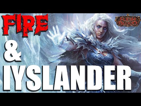 FIRE and IYSLANDER Flesh and Blood TCG Deck Tech ► Ultimate Pit Fight Multiplayer Deck
