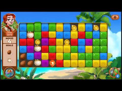 Lost Island Blast Adventure Level 1072 - NO BOOSTERS 🏝️ | SKILLGAMING ✔️