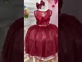 Vestido Infantil Marsala Renda e Tule C/ Brilho Damas Honra