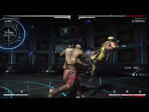MKX Goro (Dragon Fangs) Combo