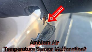 AMBIENT AIR TEMPERATURE SENSOR MALFUNCTION ON MY 2021 RAM 2500 6.7L CUMMINS DIESEL