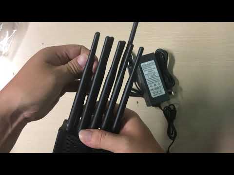 Portable GPS WiFi Lojack 3G 4G 5g Mobile Phone Signal 10 Antennas Jammers