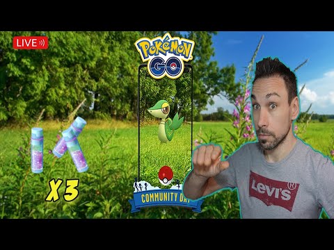 COMMUNITY DAY SNIVY! POKENON GO LIVE
