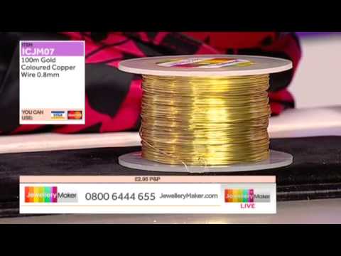'How to Make Wirework Jewellery': JewelleryMaker LIVE 15/03/2014