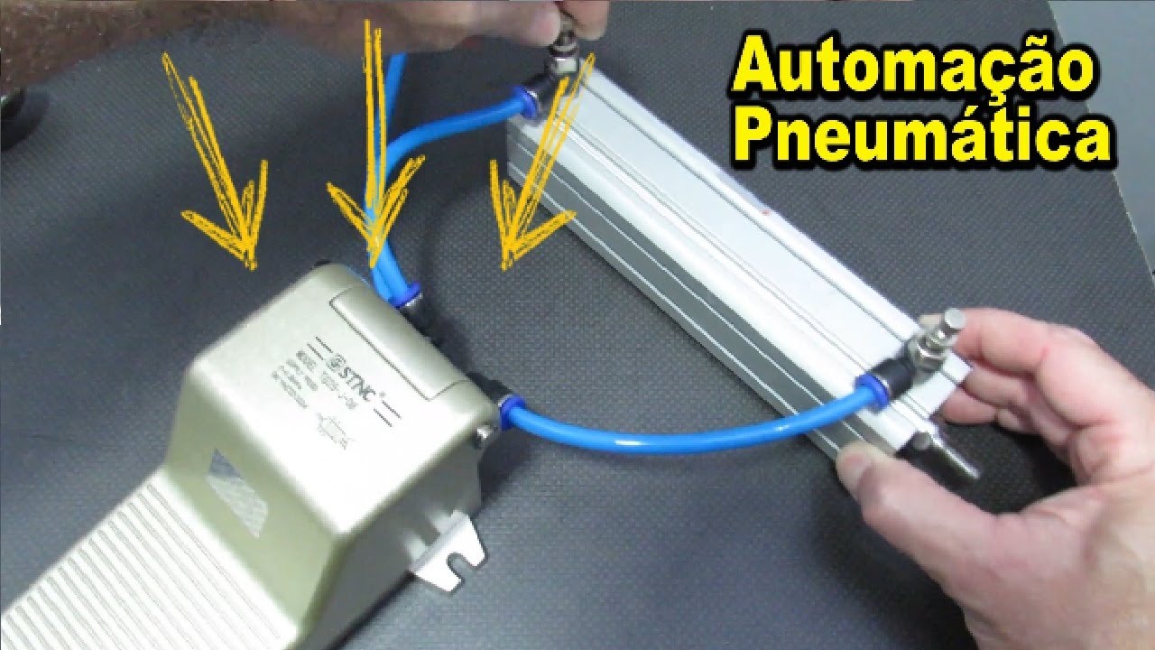 Automação pneumática industrial - Válvula Pedal Pneumático