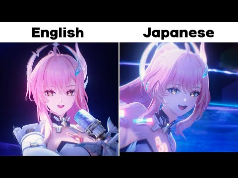 Aemeath battle voicelines EN vs JP