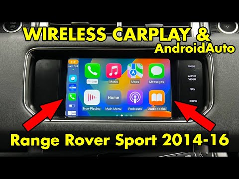 Wireless CarPlay and AndroidAuto in Range Rover Sport 2014 2015 2016 Bosch Radio