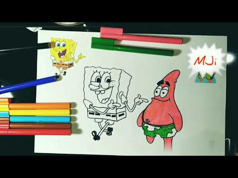 Menggambar Mewarnai Spongebob Squarepant Dan Patrick Bersama Menggambar Mewarnai Spongebob Squarepant Dan Patrick Bersama